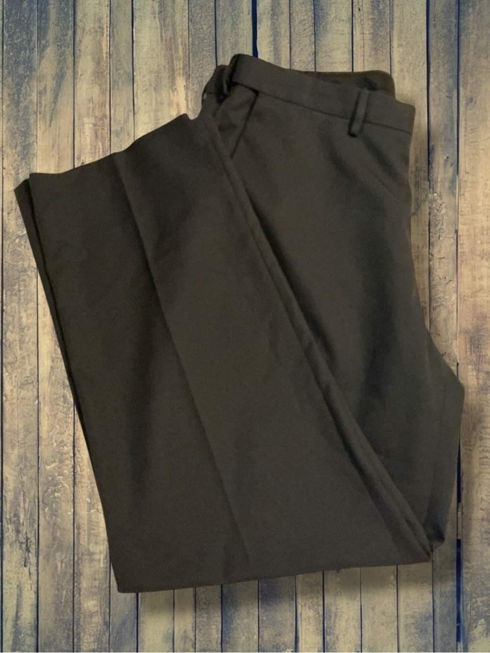 ๐ผHaggar Men's Dark Gray Dress Pants - Picture 2 of 5
